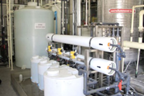 Food Factory; RO System Supply to Boiler : 2 m3/Hr